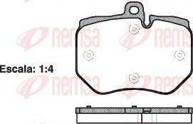 Roadhouse 21400 01 - Kit de plaquettes de frein, frein à disque cwaw.fr