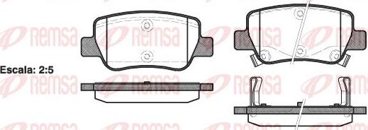 Kawe 1403 02 - Kit de plaquettes de frein, frein à disque cwaw.fr