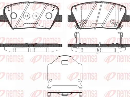 Kawe 1412 02 - Kit de plaquettes de frein, frein à disque cwaw.fr