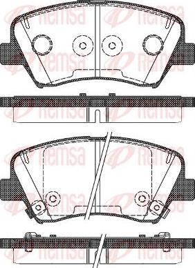 Kawe 1412 32 - Kit de plaquettes de frein, frein à disque cwaw.fr