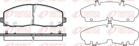 Kawe 1484 04 - Kit de plaquettes de frein, frein à disque cwaw.fr