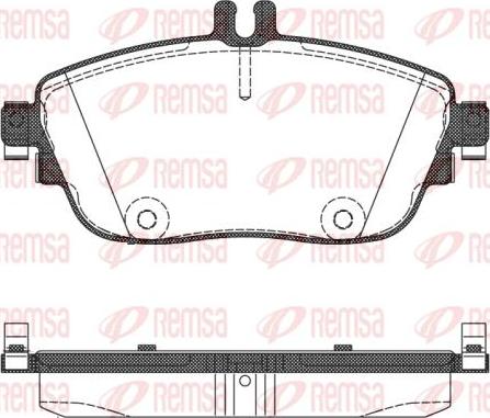 Kawe 1485 08 - Kit de plaquettes de frein, frein à disque cwaw.fr