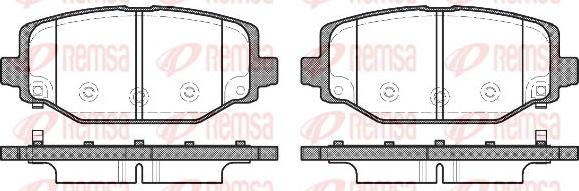 Kawe 1483 04 - Kit de plaquettes de frein, frein à disque cwaw.fr