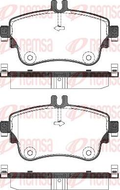 Kawe 1487 08 - Kit de plaquettes de frein, frein à disque cwaw.fr