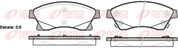 Kawe 1431 12 - Kit de plaquettes de frein, frein à disque cwaw.fr