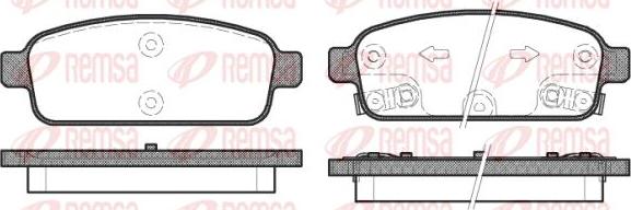 Kawe 1432 12 - Kit de plaquettes de frein, frein à disque cwaw.fr