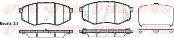 Kawe 1426 02 - Kit de plaquettes de frein, frein à disque cwaw.fr