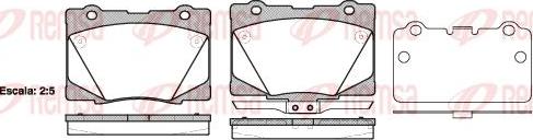 Kawe 1422 02 - Kit de plaquettes de frein, frein à disque cwaw.fr