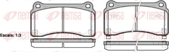 Kawe 1427 02 - Kit de plaquettes de frein, frein à disque cwaw.fr