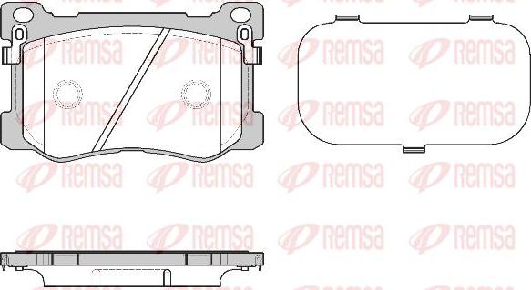 Kawe 1475 12 - Kit de plaquettes de frein, frein à disque cwaw.fr