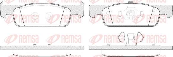 Kawe 1540 00 - Kit de plaquettes de frein, frein à disque cwaw.fr