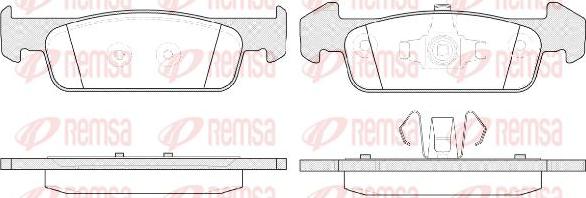 Kawe 1540 10 - Kit de plaquettes de frein, frein à disque cwaw.fr