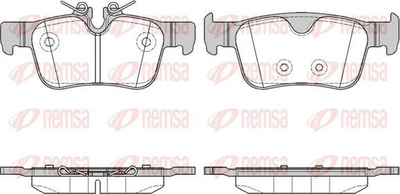 Kawe 1551 10 - Kit de plaquettes de frein, frein à disque cwaw.fr