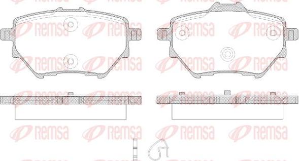 Kawe 1562 00 - Kit de plaquettes de frein, frein à disque cwaw.fr