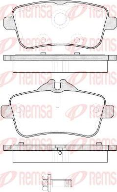 Kawe 1503 00 - Kit de plaquettes de frein, frein à disque cwaw.fr