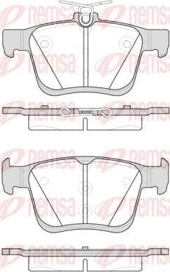 Kawe 1516 00 - Kit de plaquettes de frein, frein à disque cwaw.fr