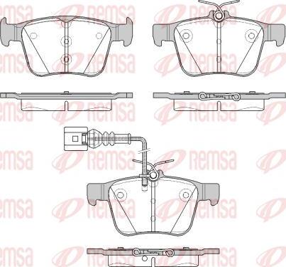 Kawe 1516 11 - Kit de plaquettes de frein, frein à disque cwaw.fr