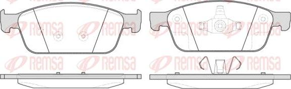 Kawe 1510 10 - Kit de plaquettes de frein, frein à disque cwaw.fr