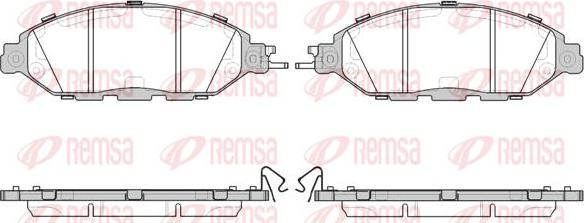 Kawe 1518 15 - Kit de plaquettes de frein, frein à disque cwaw.fr