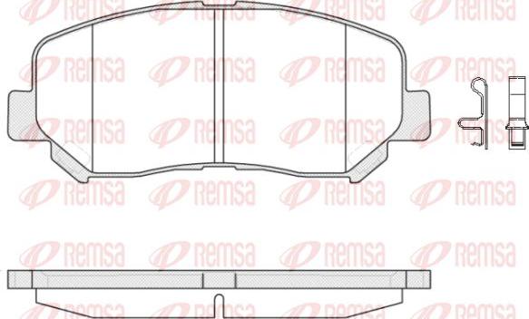 Kawe 1513 02 - Kit de plaquettes de frein, frein à disque cwaw.fr