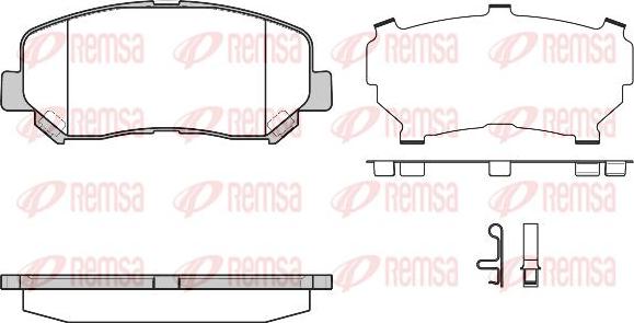 Kawe 1513 24 - Kit de plaquettes de frein, frein à disque cwaw.fr