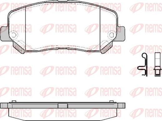 Kawe 1513 22 - Kit de plaquettes de frein, frein à disque cwaw.fr