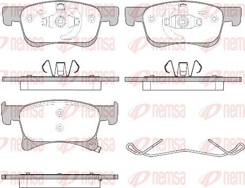 Kawe 1580 02 - Kit de plaquettes de frein, frein à disque cwaw.fr