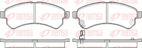 Kawe 1581 01 - Kit de plaquettes de frein, frein à disque cwaw.fr