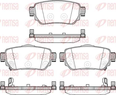 Kawe 1582 02 - Kit de plaquettes de frein, frein à disque cwaw.fr