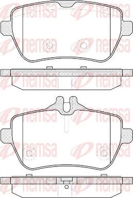 Kawe 1535 00 - Kit de plaquettes de frein, frein à disque cwaw.fr