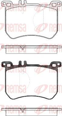 Kawe 1533 00 - Kit de plaquettes de frein, frein à disque cwaw.fr