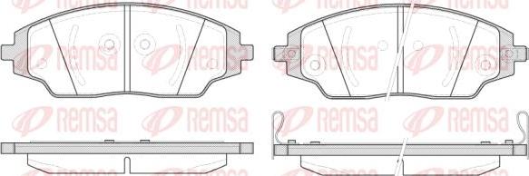 Kawe 1537 02 - Kit de plaquettes de frein, frein à disque cwaw.fr