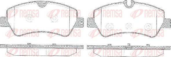 Kawe 1521 00 - Kit de plaquettes de frein, frein à disque cwaw.fr