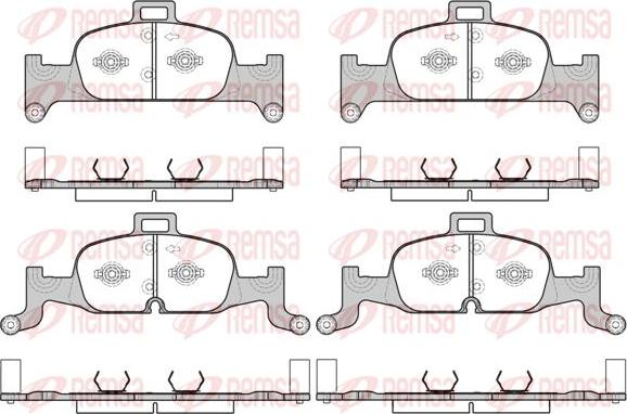 Kawe 1691 00 - Kit de plaquettes de frein, frein à disque cwaw.fr