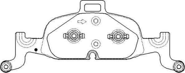 Kawe 1691 10 - Kit de plaquettes de frein, frein à disque cwaw.fr