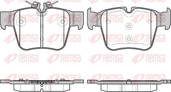 Kawe 1697 00 - Kit de plaquettes de frein, frein à disque cwaw.fr