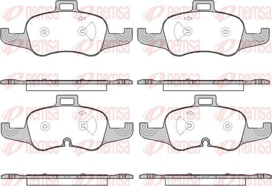 Kawe 1653 00 - Kit de plaquettes de frein, frein à disque cwaw.fr