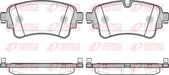 Kawe 1669 08 - Kit de plaquettes de frein, frein à disque cwaw.fr