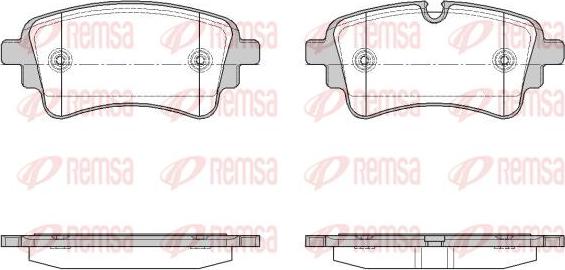 Kawe 1669 10 - Kit de plaquettes de frein, frein à disque cwaw.fr