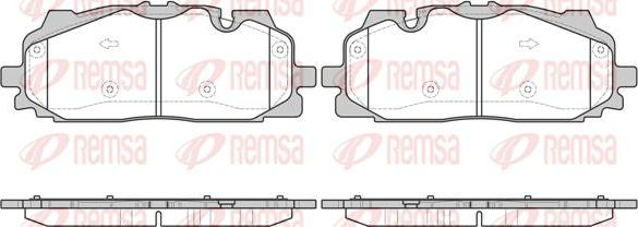 Kawe 1667 00 - Kit de plaquettes de frein, frein à disque cwaw.fr