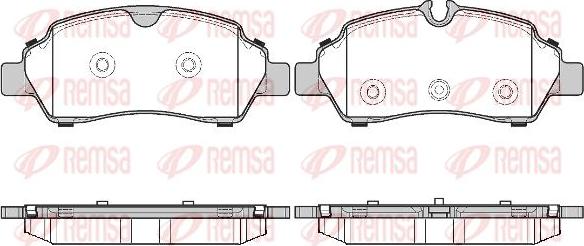 Kawe 1605 00 - Kit de plaquettes de frein, frein à disque cwaw.fr