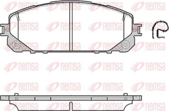 Kawe 1613 00 - Kit de plaquettes de frein, frein à disque cwaw.fr