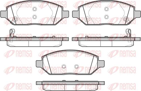 Kawe 1674 02 - Kit de plaquettes de frein, frein à disque cwaw.fr