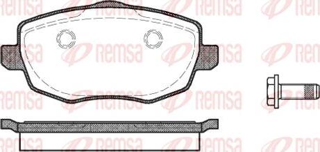 Kawe 1099 00 - Kit de plaquettes de frein, frein à disque cwaw.fr