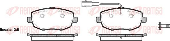 Kawe 1099 01 - Kit de plaquettes de frein, frein à disque cwaw.fr