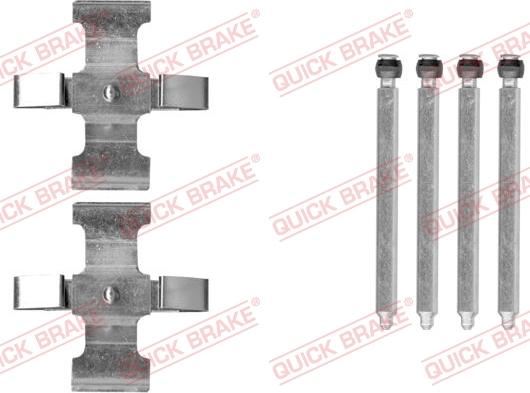 Kawe 109-0076 - Kit d'accessoires, plaquette de frein à disque cwaw.fr