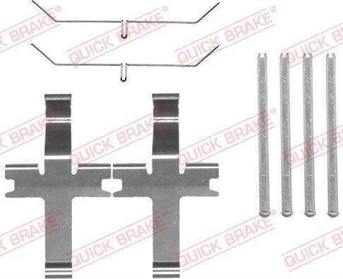 Kawe 109-1819 - Kit d'accessoires, plaquette de frein à disque cwaw.fr