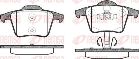 Kawe 1044 00 - Kit de plaquettes de frein, frein à disque cwaw.fr