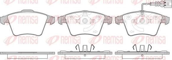 Kawe 1045 11 - Kit de plaquettes de frein, frein à disque cwaw.fr