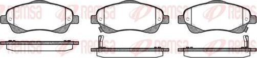 Kawe 1046 02 - Kit de plaquettes de frein, frein à disque cwaw.fr